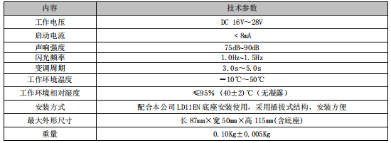 福建利達(dá)LD1002EN(F)火災(zāi)聲光警報(bào)器(非編碼型)