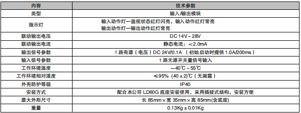 福建利達(dá)LD6803G輸入/輸出模塊接線安裝技術(shù)