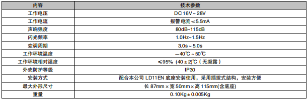 福建利達LD1002EN(F)火災聲光警報器(兩線制，非編碼型)接線安裝技術